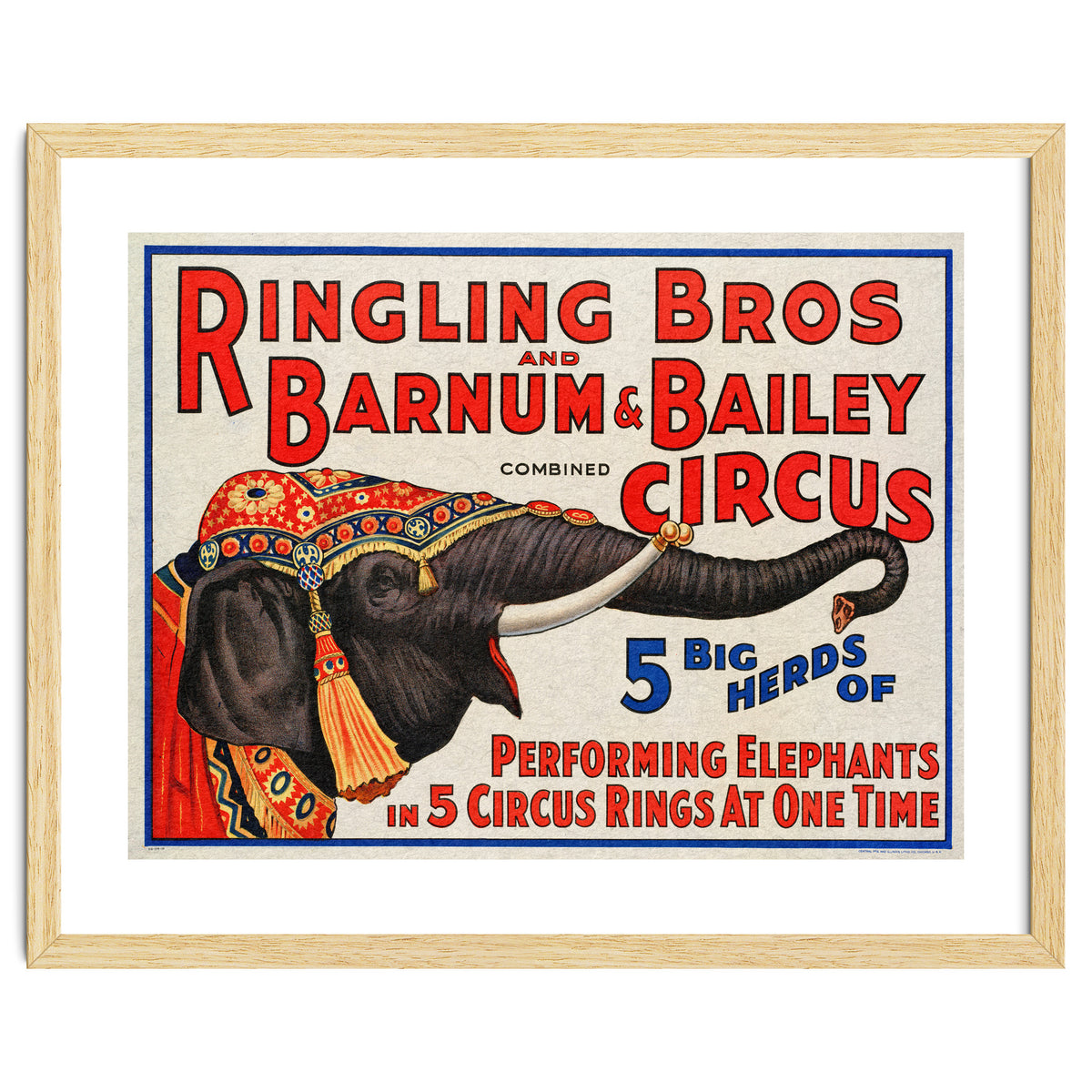 Ringling Bros & Barnum Bailey Circus Advertisement