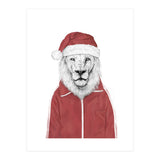 Santa Lion (Print Only) thumbnail