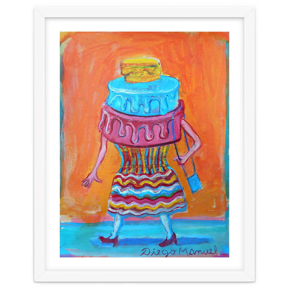 Mujer Pastel