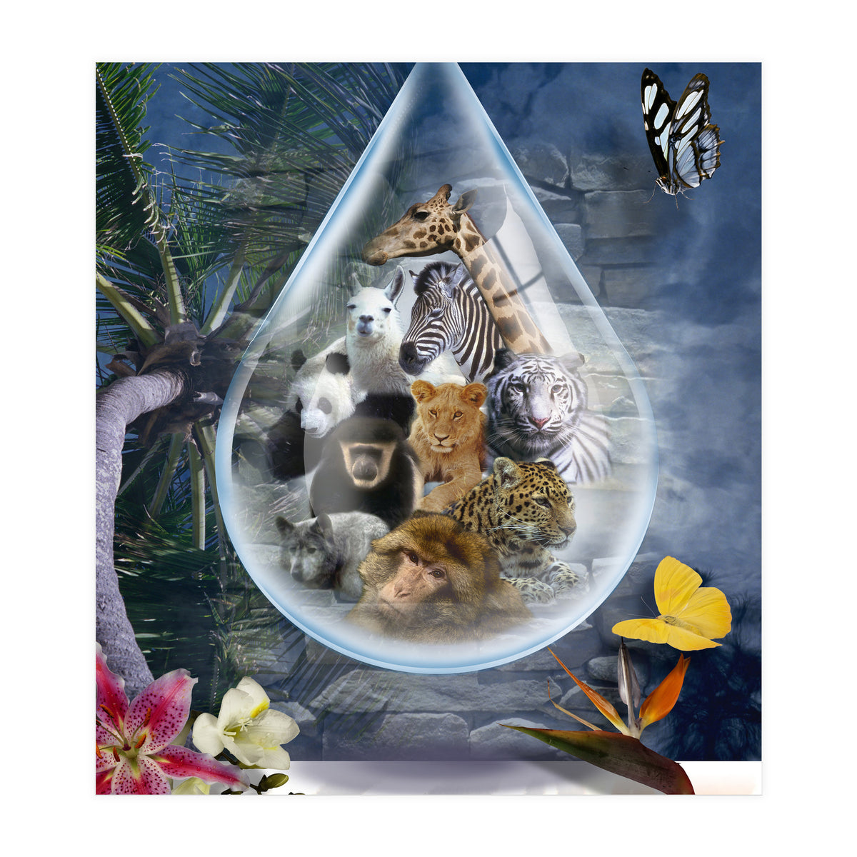 Jungle Drop (Print Only)