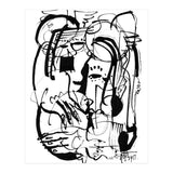 Two Shy Angels - b&w (Print Only) thumbnail