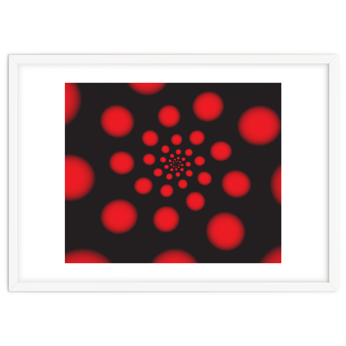 Red Spiral Dots