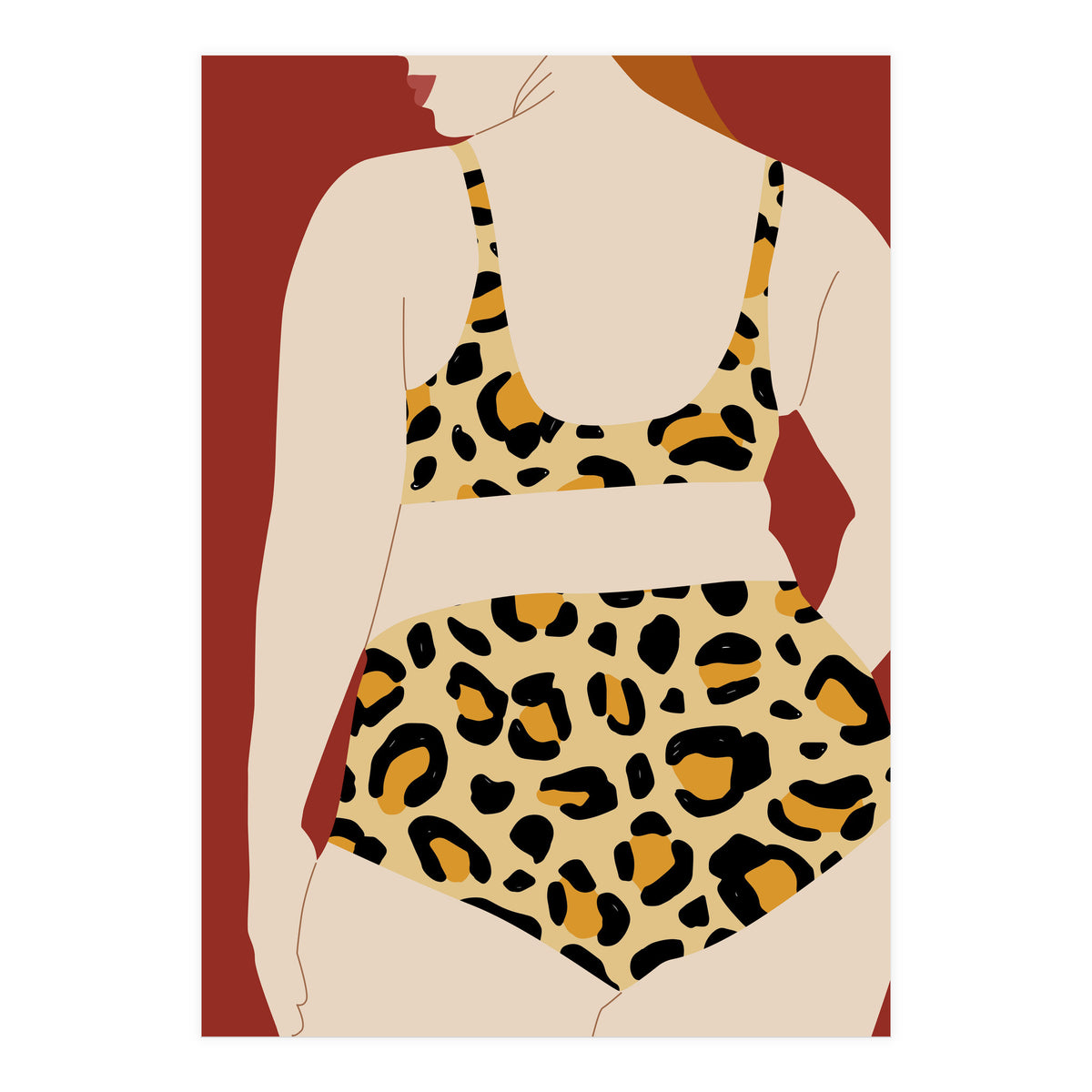 Cheetah Bikini (Print Only)