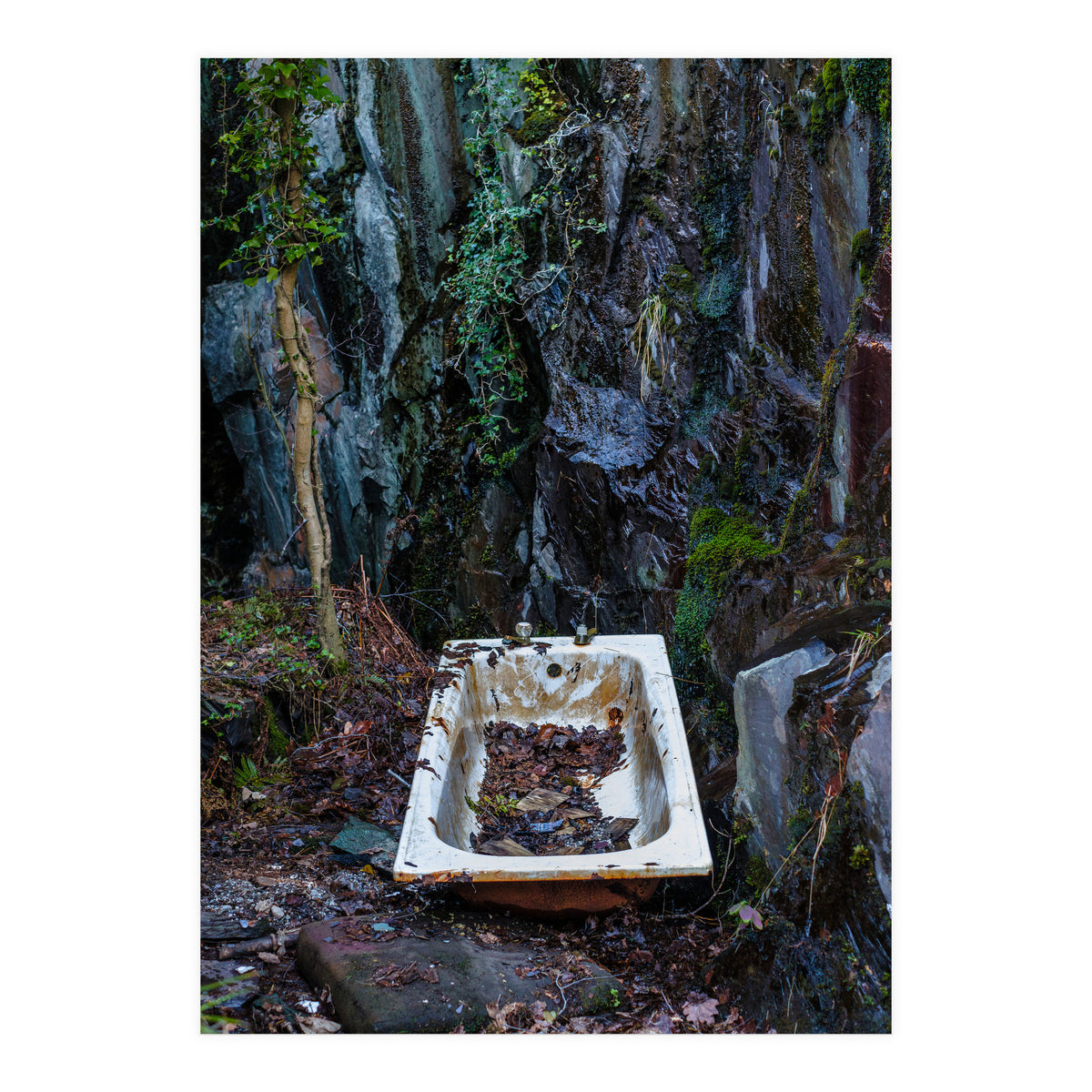 Dinorwic slate quarries in Llanberis, Wales, 2 (Print Only)