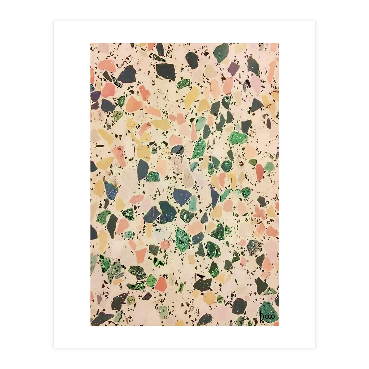 Brown Terrazzo (Print Only)
