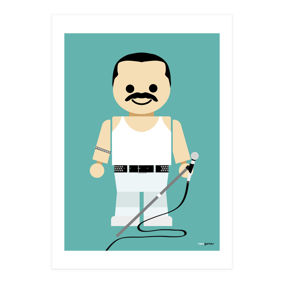 Freddie Mercury Toy (Print Only)