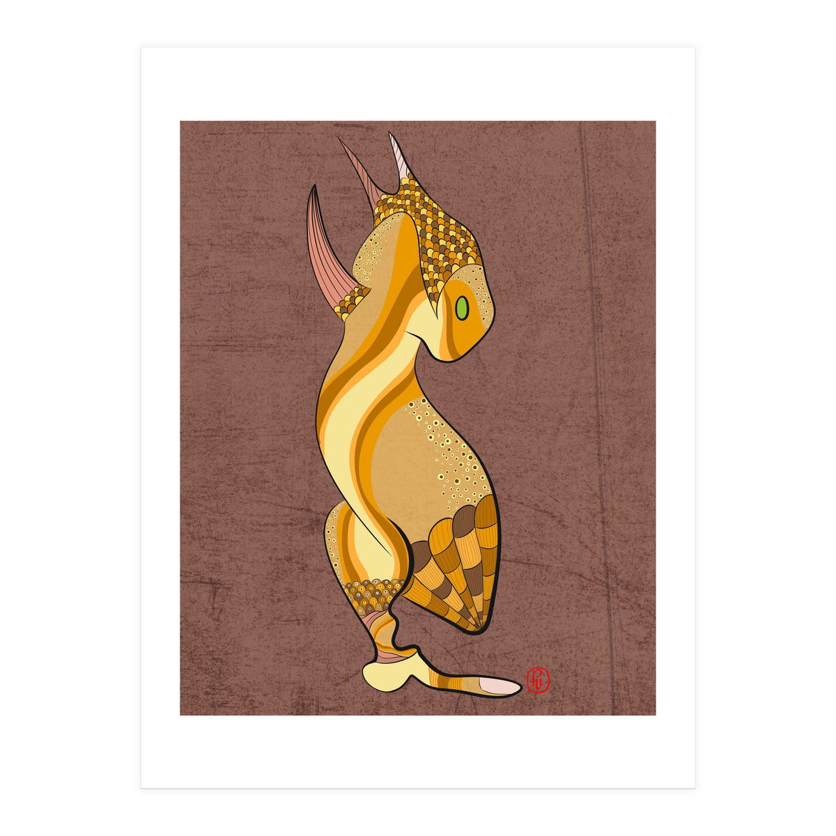 Horned Beast (Print Only)