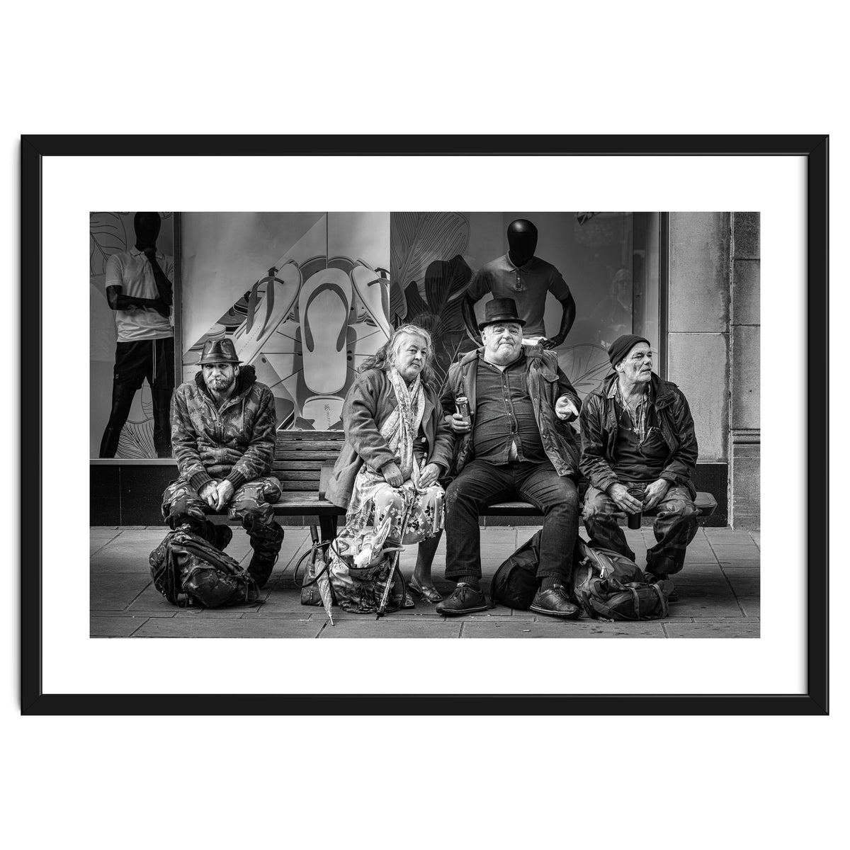 Three plus one locals at the Hat Fair