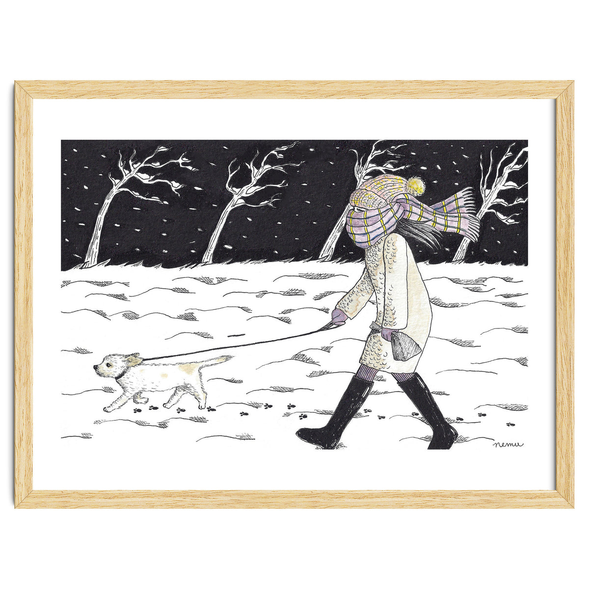 Bitter Cold Night Stroll