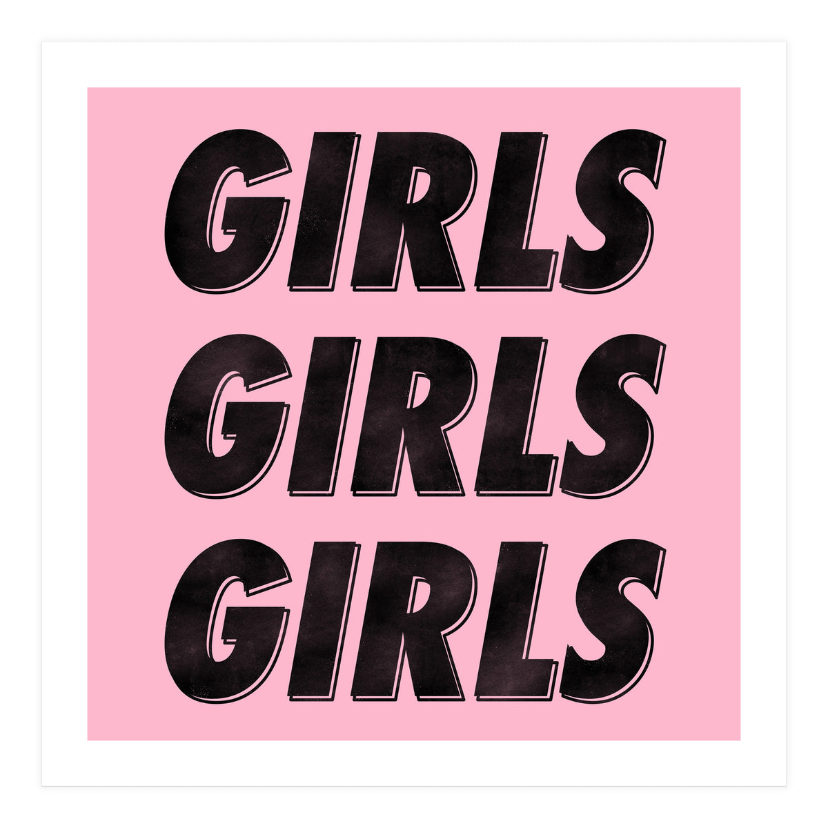 Girls Black and Red (Print Only)