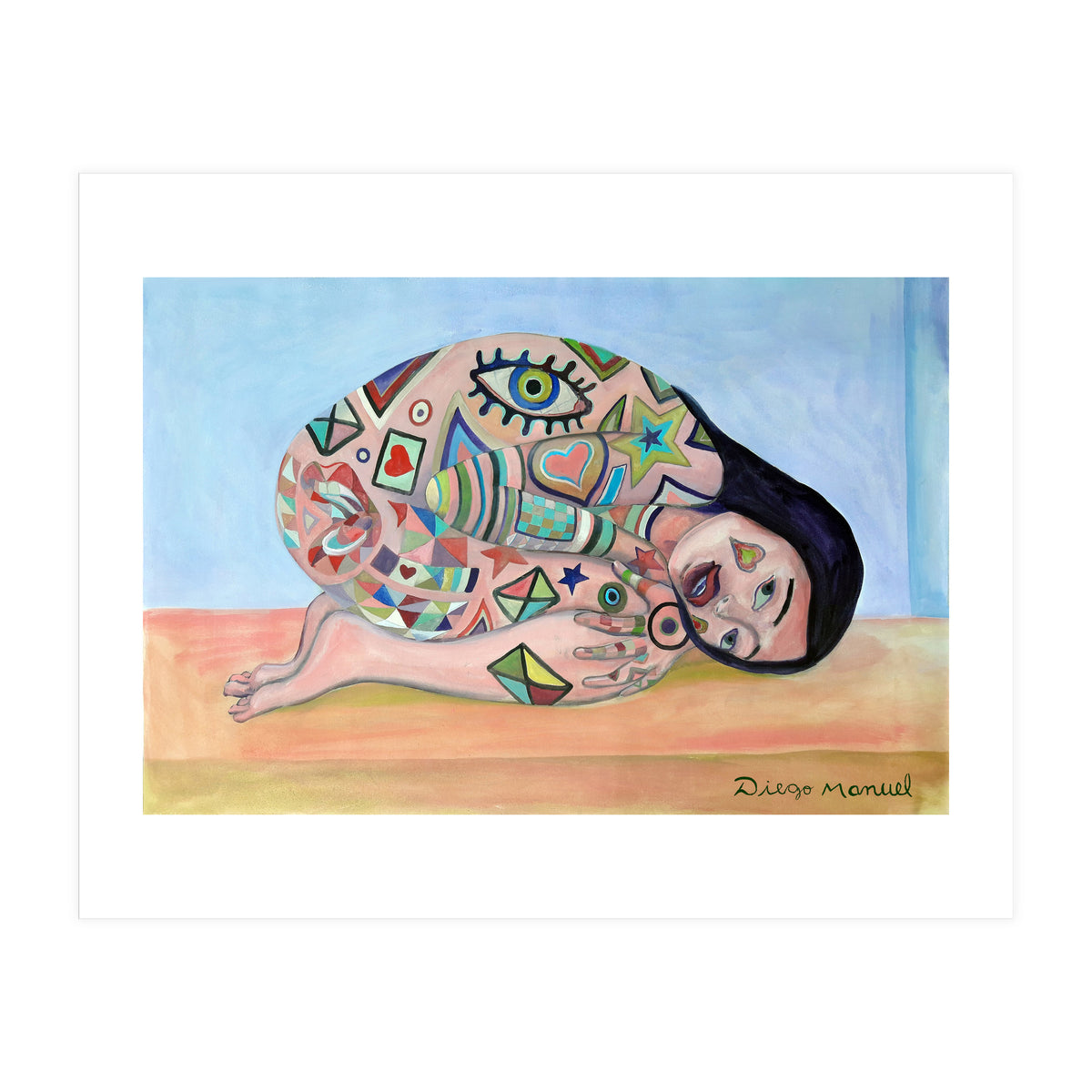 Chica Tatuada B (Print Only)