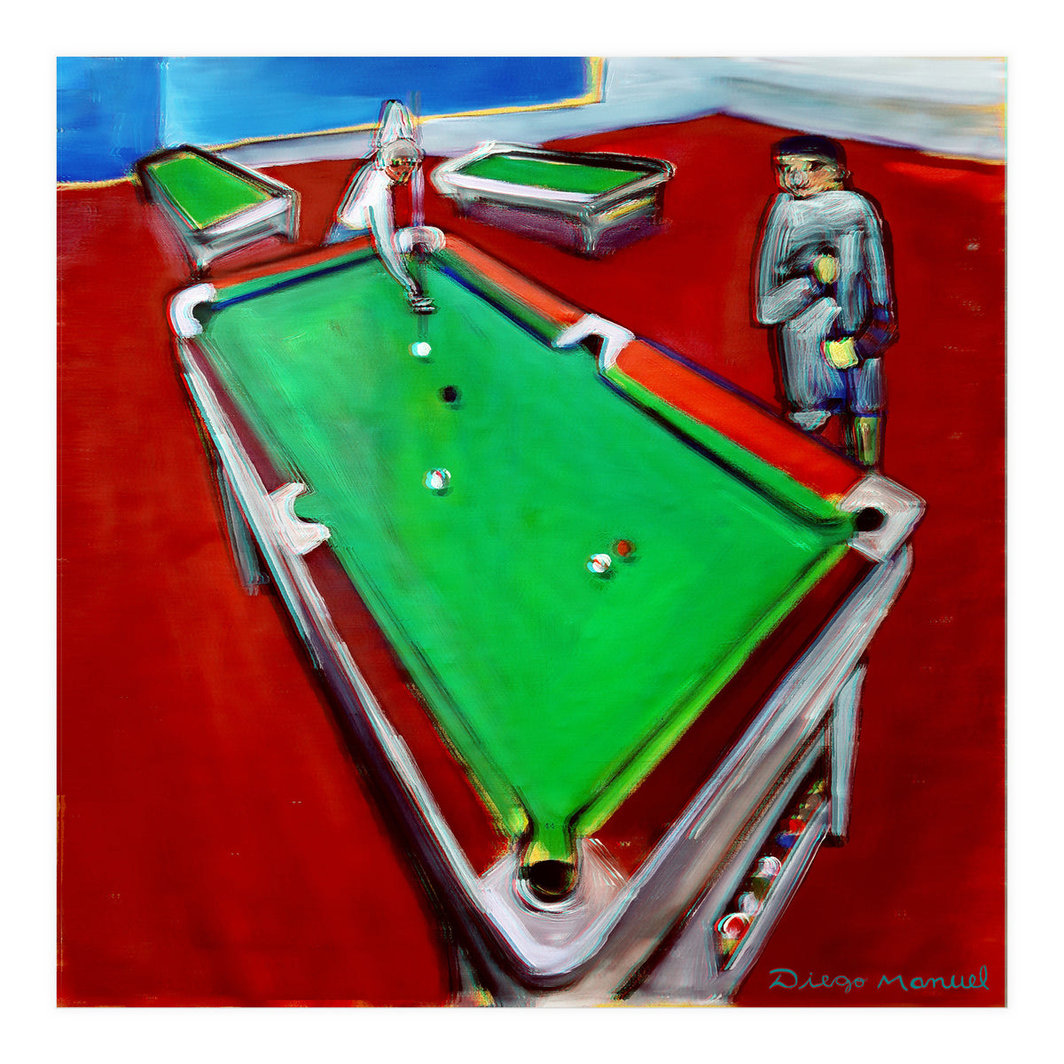 Noche De Pool 2 3 (Print Only)