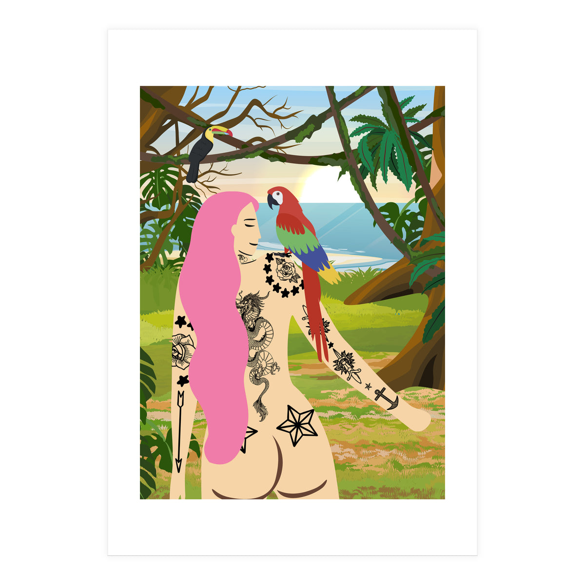 My Ara Bird (Print Only)