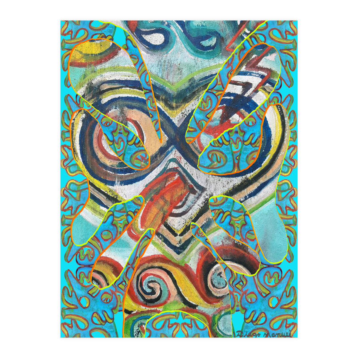 Pop Abstract 2023 Tapiz 23 (Print Only)