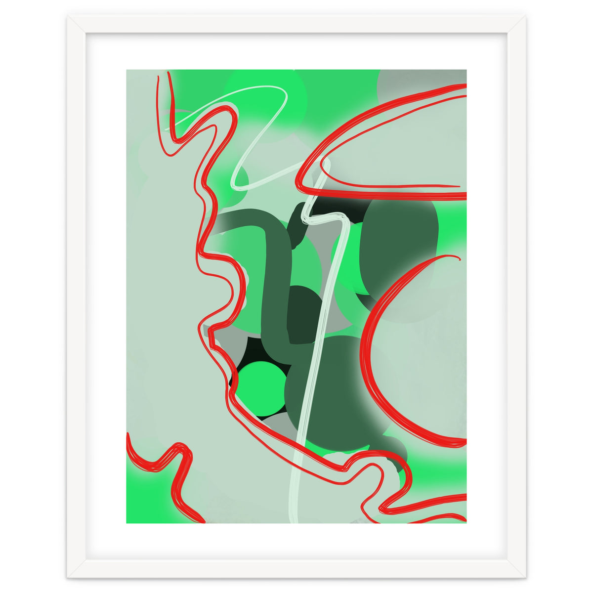 Abstraction In Complementary Colors 1