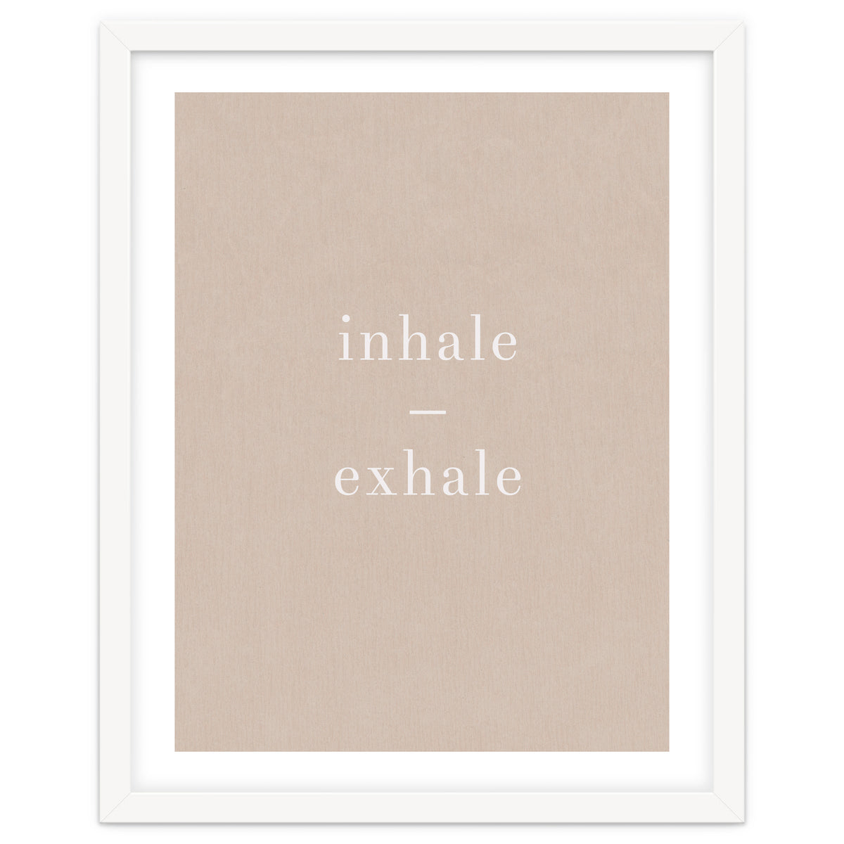 Inhale Exhale Beige Yoga
