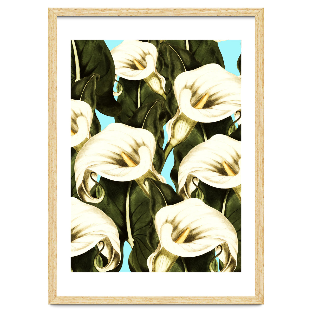 Pattern floral Ethiopian-Calla