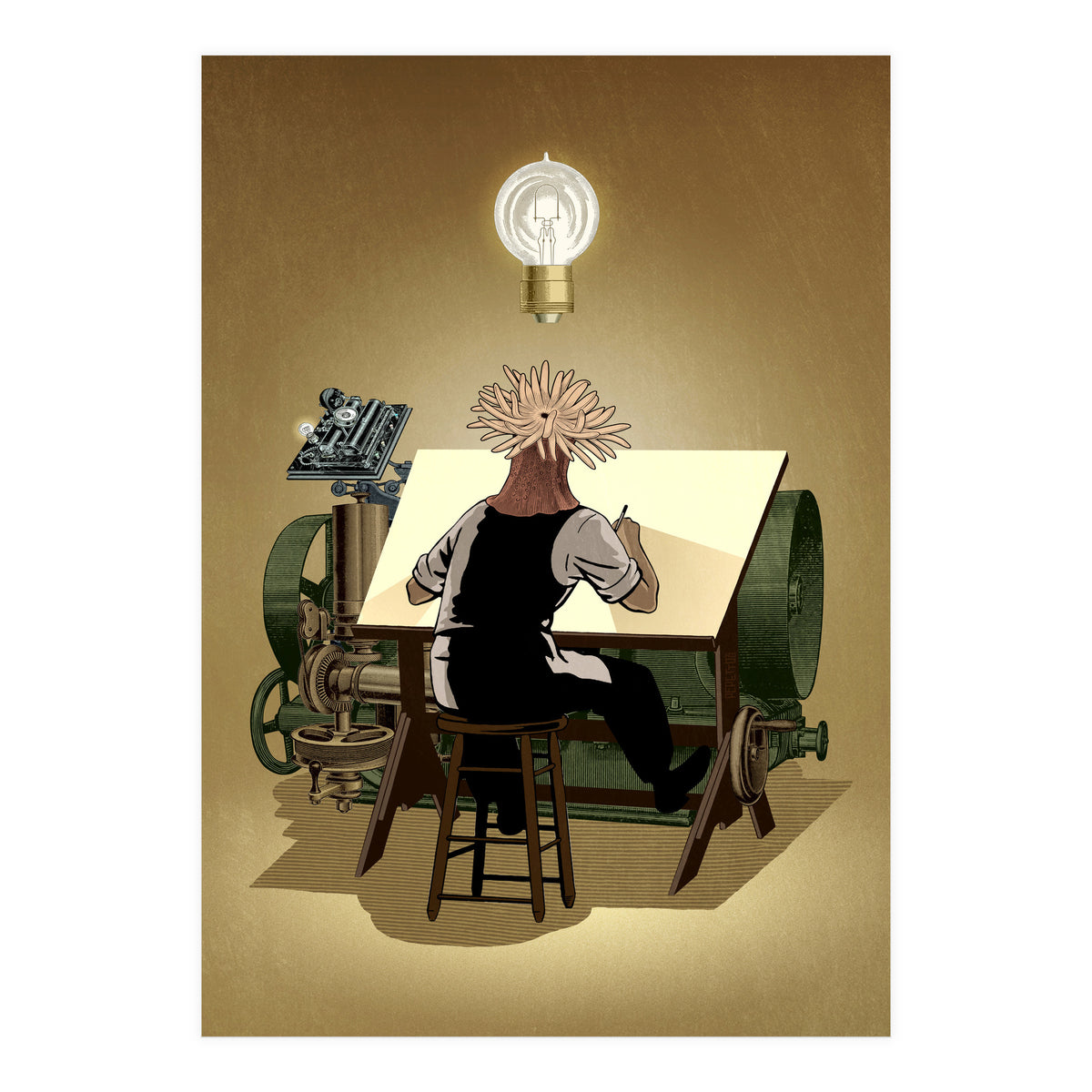 The aspirant to draftsman (Print Only)