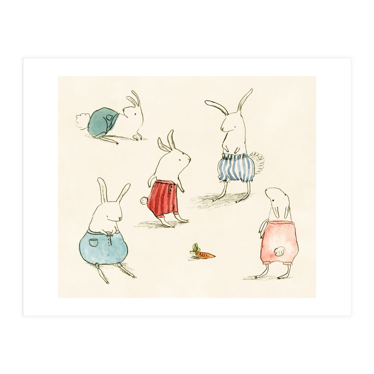 If Rabbits Wore Pants (Print Only)