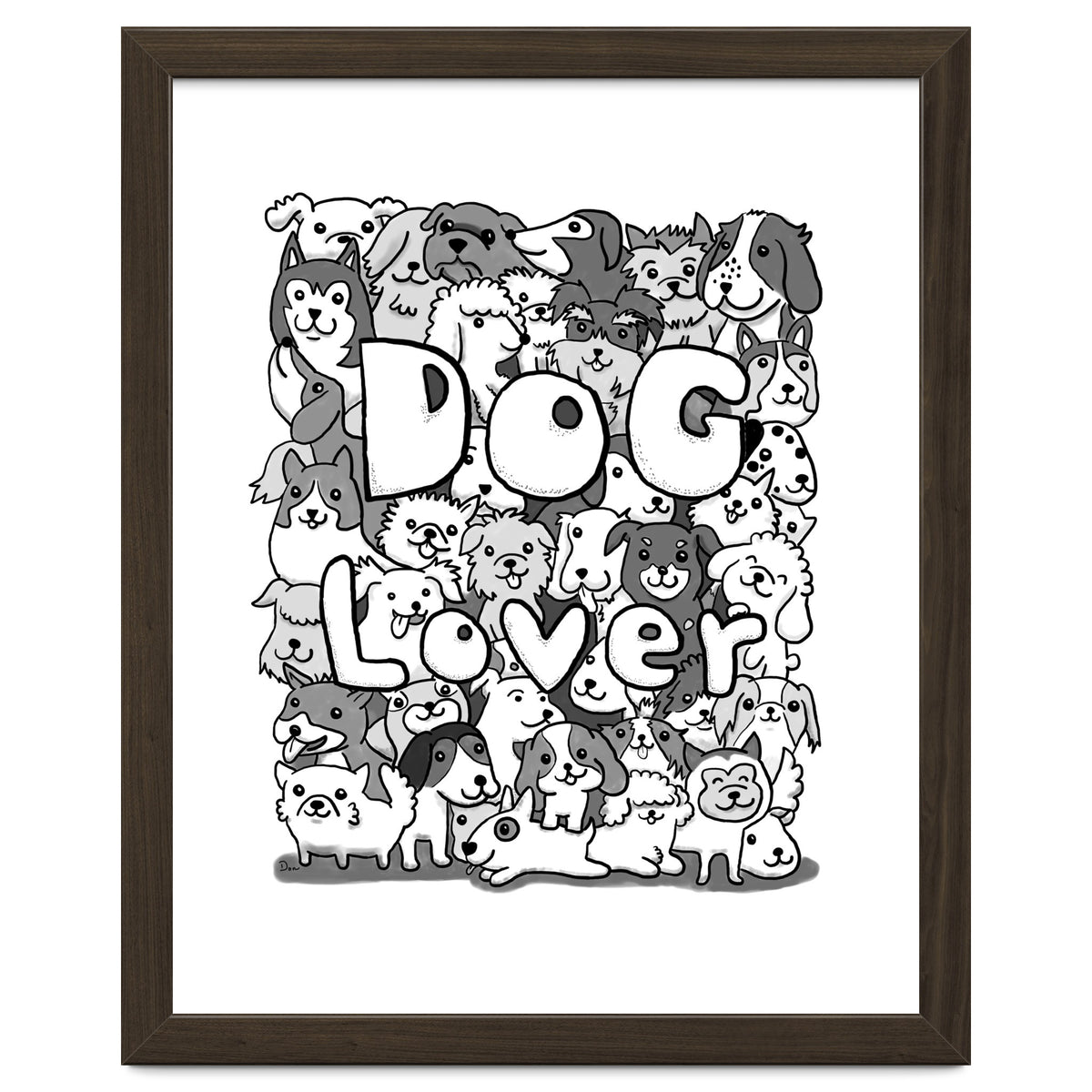 Doodle 72:  Dog Lover