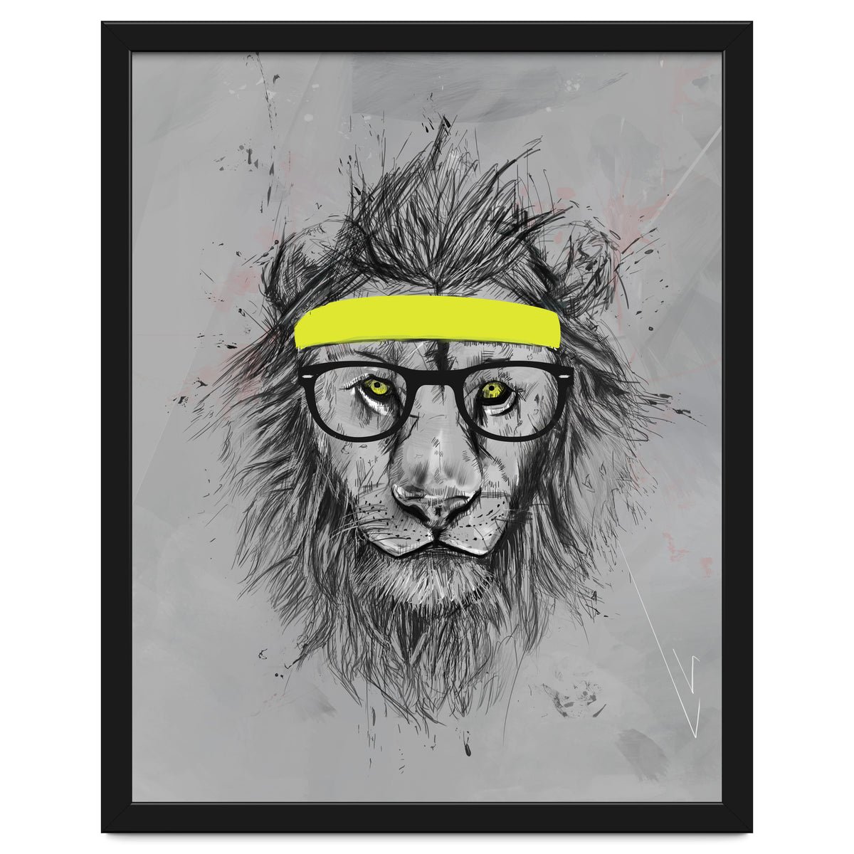 Hipster Lion