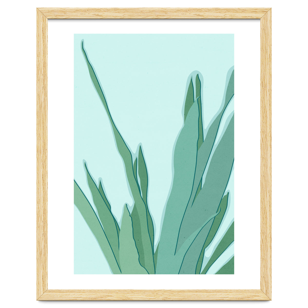Minimal Snake Plant Leaves - Greener Eden