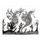 Seahorse Dragons Mystical Home (Print Only) thumbnail