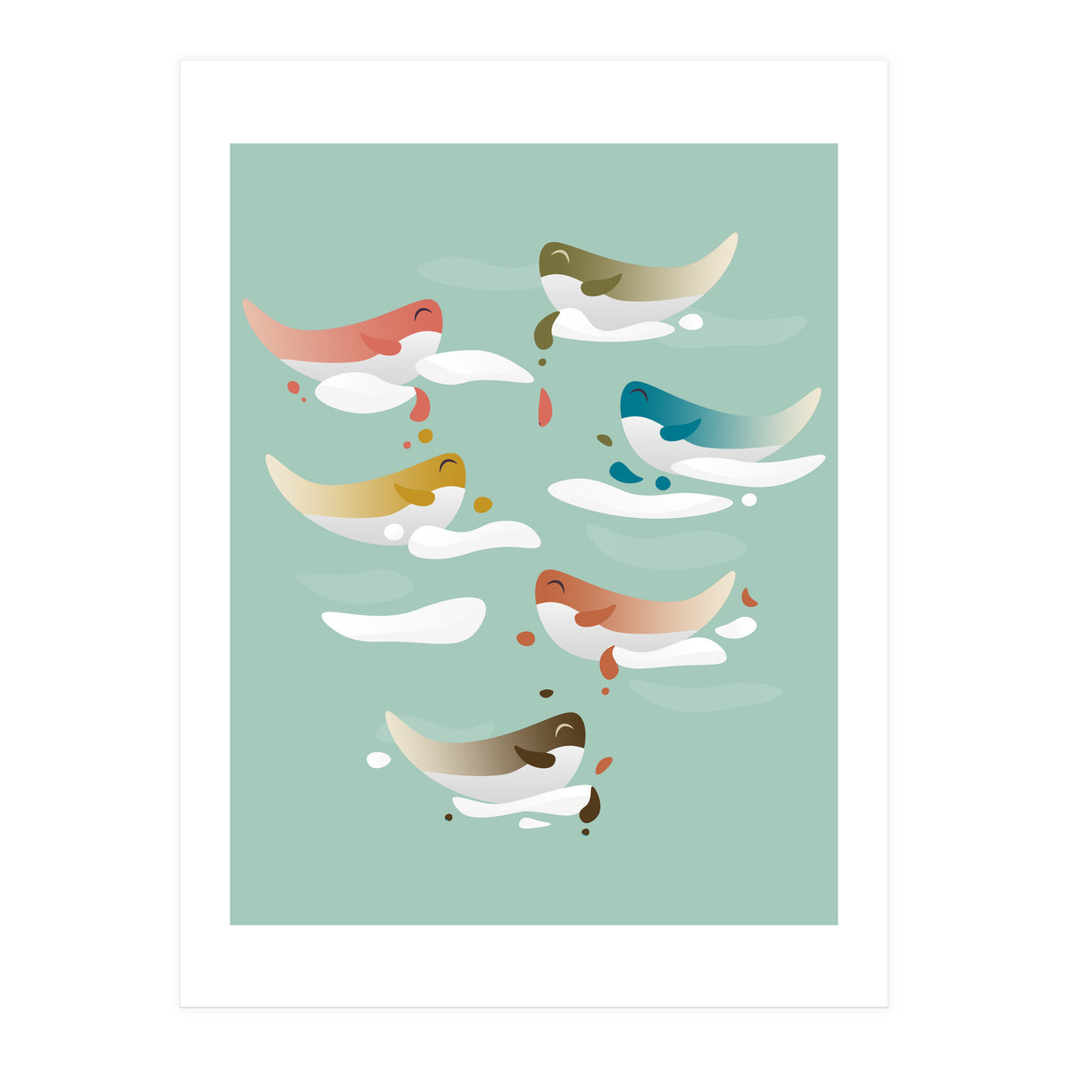 Whales fly in 1970 (Print Only)