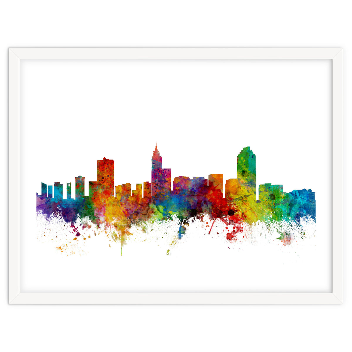 Raleigh North Carolina Skyline