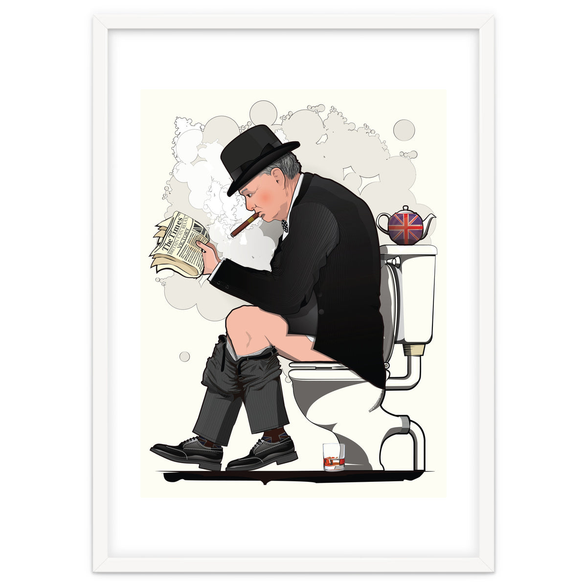 Churchill on the Toilet, Funny Bathroom Humour