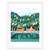 Chilling by the pool with my leopard Tropical Jungle Nature Wildlife Bohemian Morocco Travel thumbnail