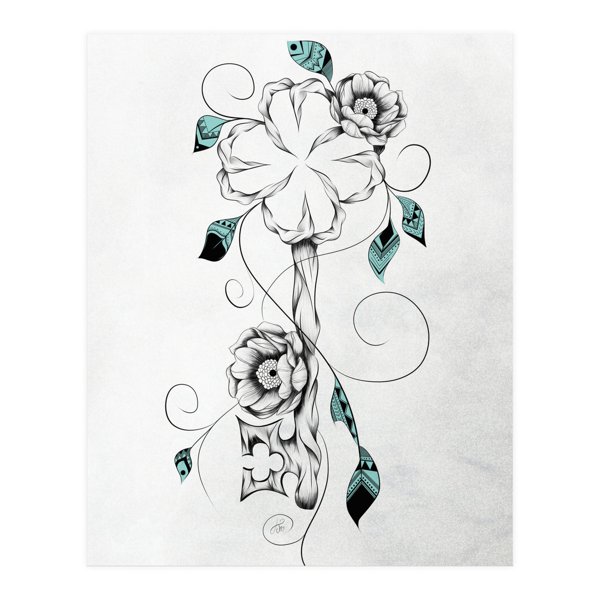 Poetic Key Of Luck (Print Only)