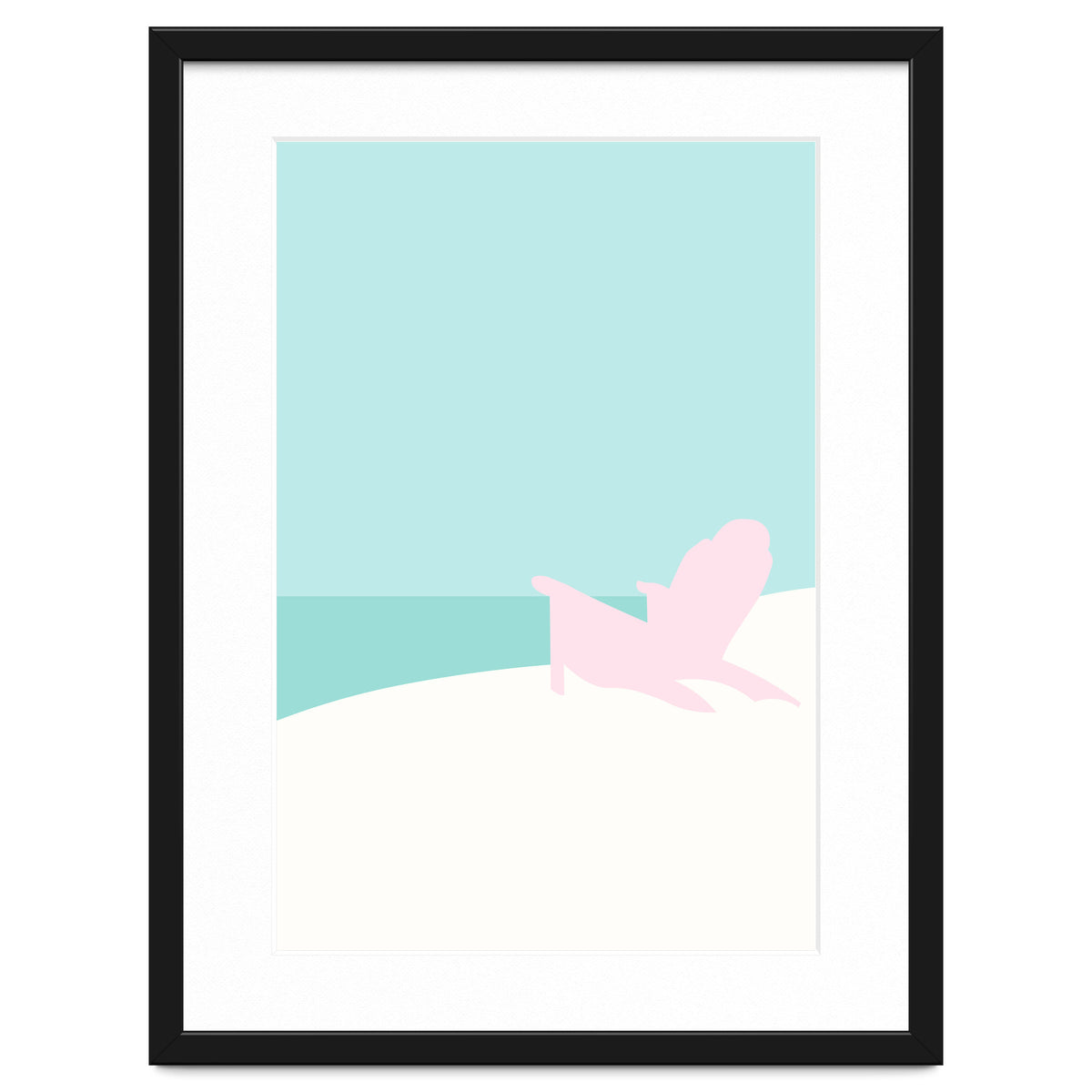 Minimal Beach Chair - Turquoise Coast