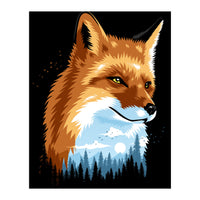 Fox Colors Forest (Print Only)