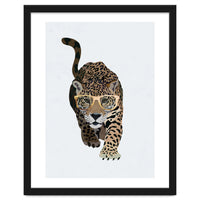 Catwalk Jaguar Wearing Gold Glasses