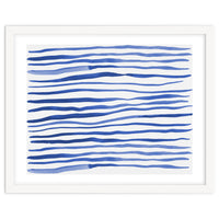 Irregular blue lines pattern