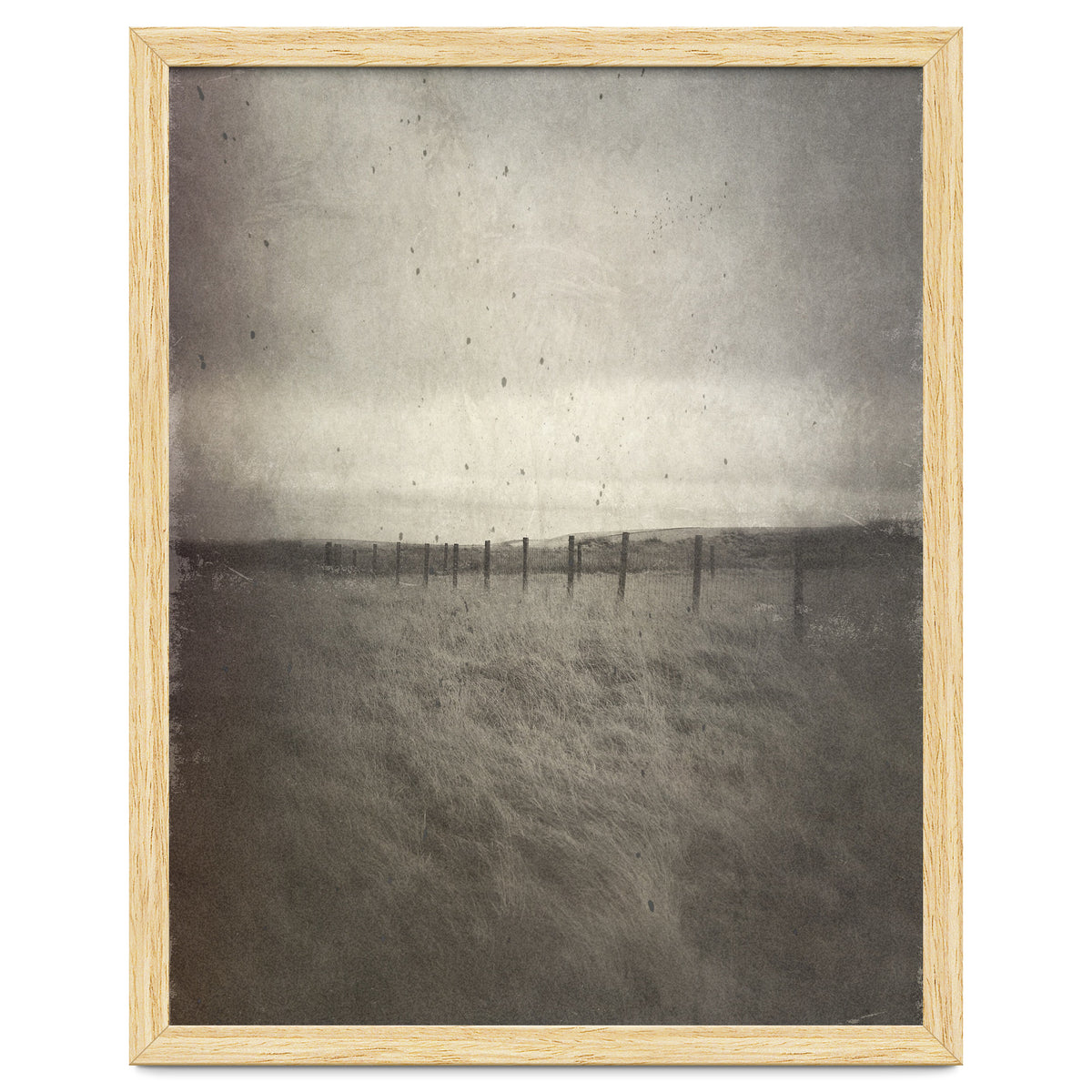 Bleak winter landscape of Saddleworth Moor