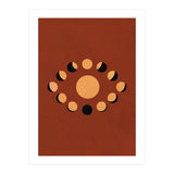 Lunar Eclipse Moon Illustration (Print Only) thumbnail