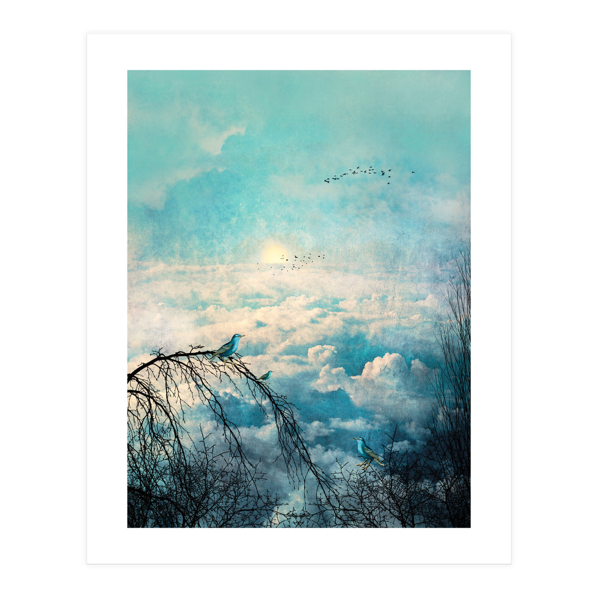 HEAVENLY BIRDS III-B Portrait (Print Only)