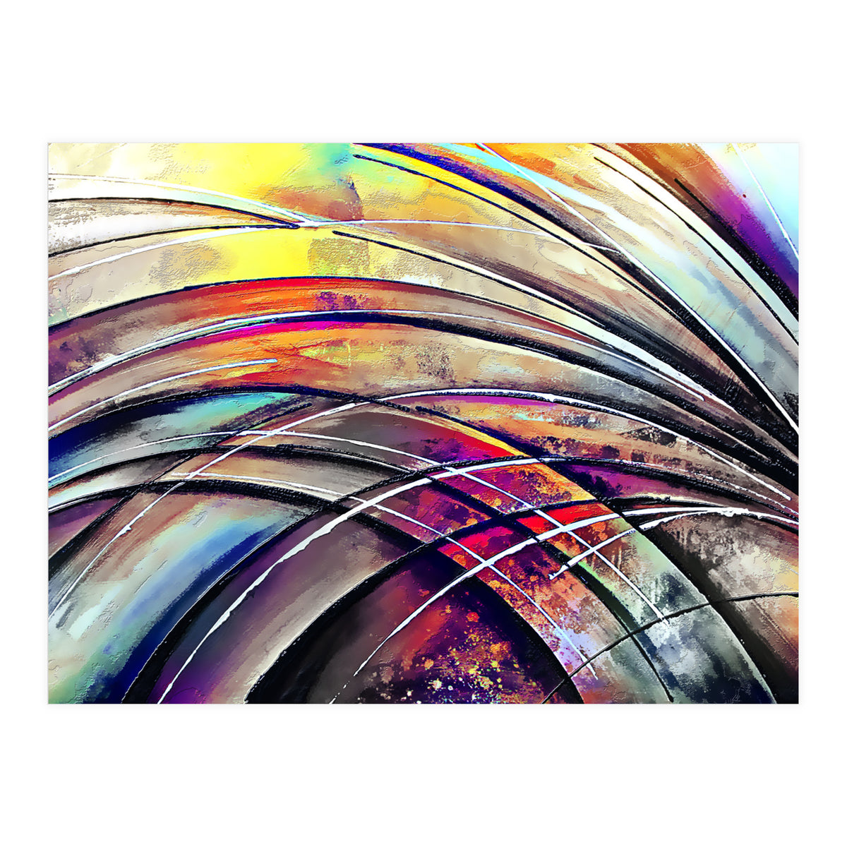 Abstract Art Britto - Qb289 (Print Only)