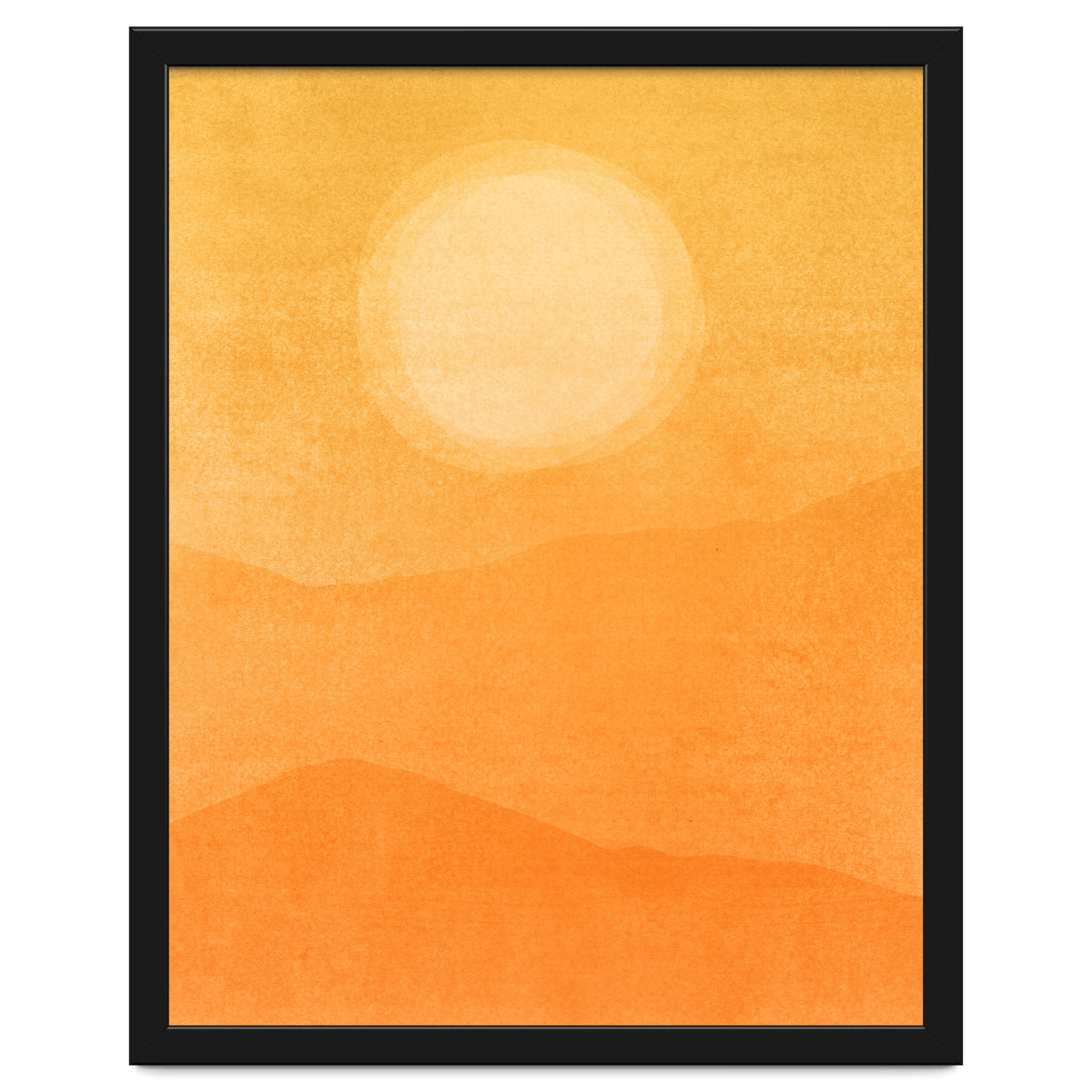 Golden Afternoon Abstract