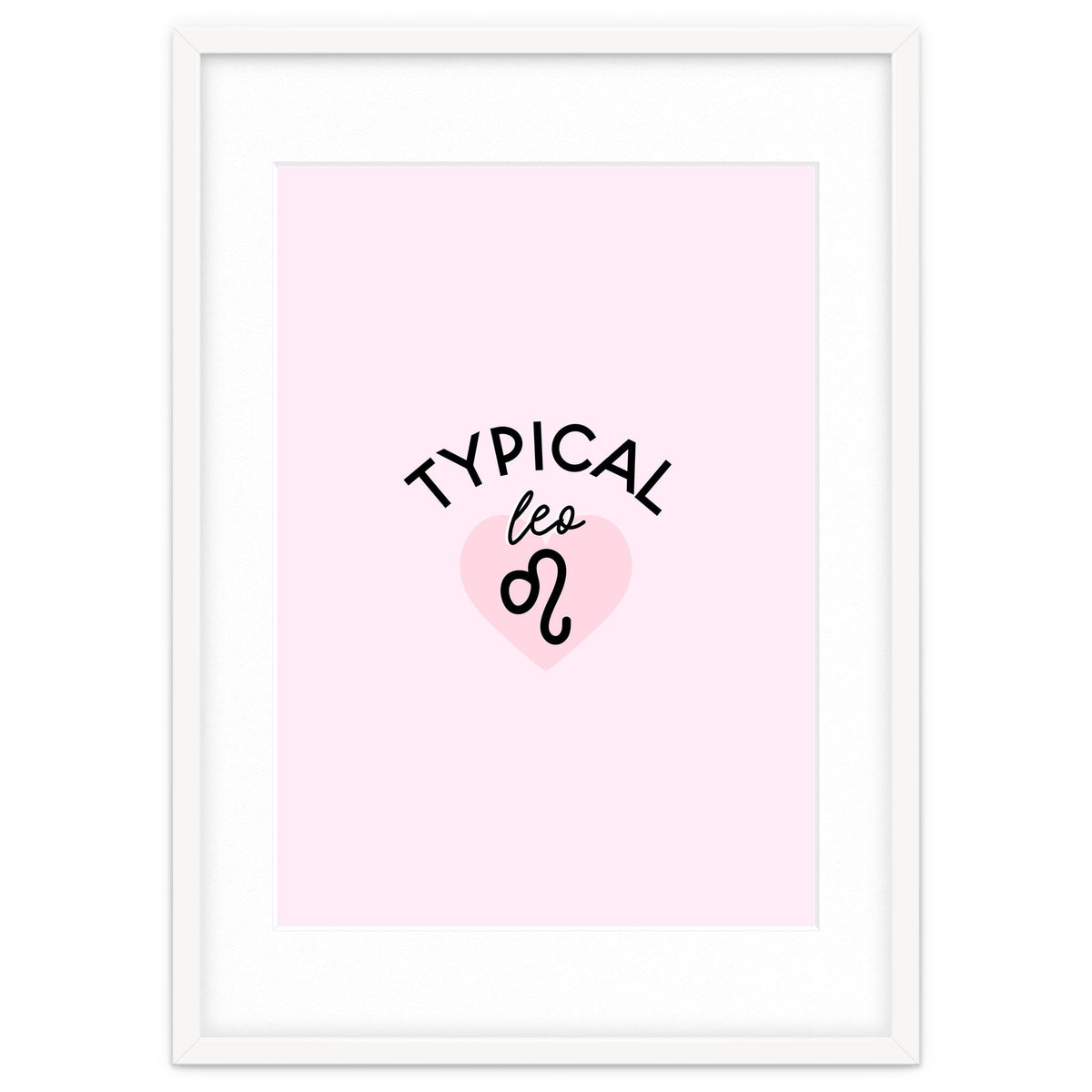 Typical Leo Horoscope Print