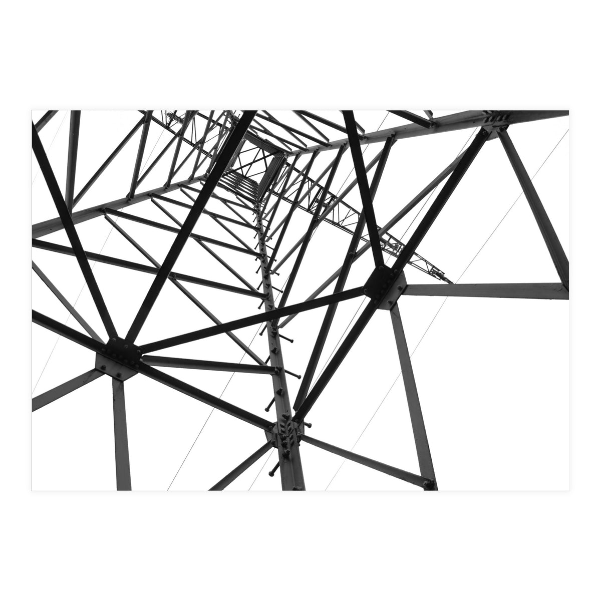 Electric Tower Inside, Industrial Germany (Print Only)