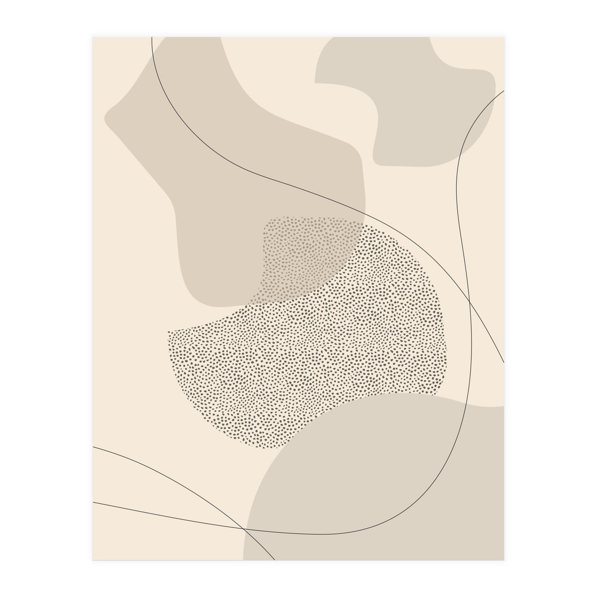 Mid-Century Modern No. 2 | brown   (Print Only)