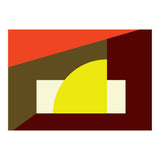 Geometric Shapes No. 9 - yellow, orange & brown (Print Only) thumbnail