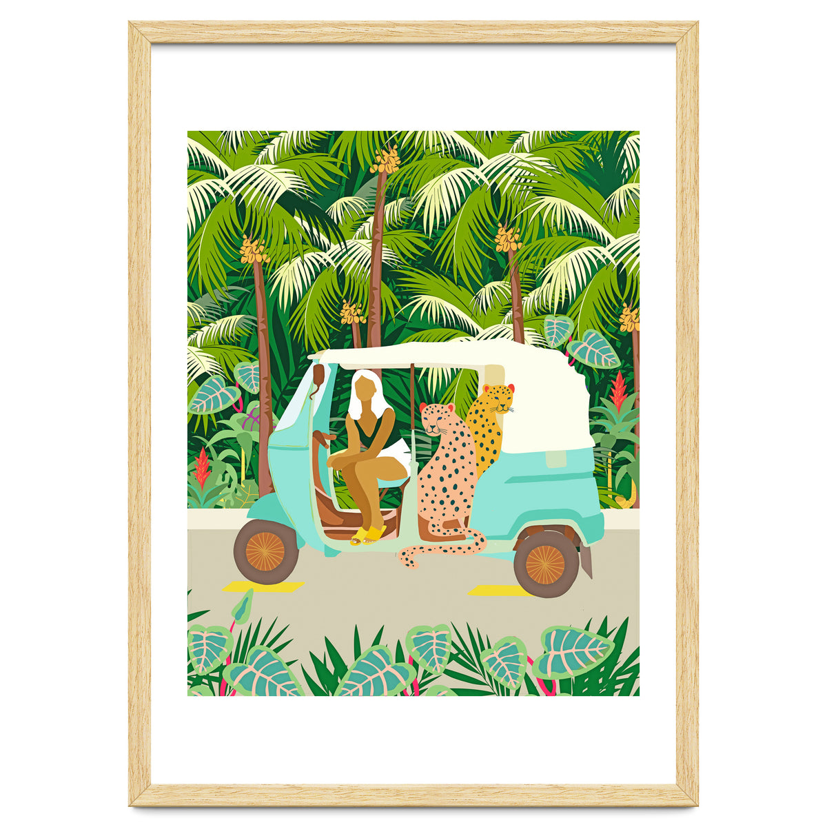 Rikshaw ride with Javan leopards in Bali | Tropical Nature Jungle Bohemian Wildlife Travel