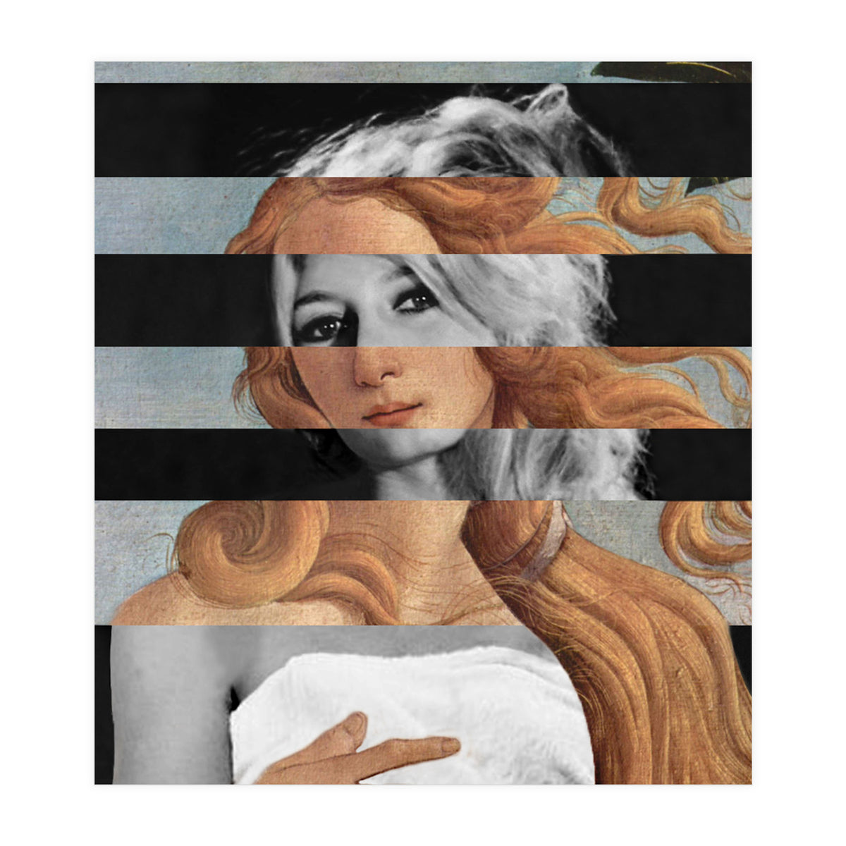Botticelli's "Venus" & Brigitte Bardot (Print Only)