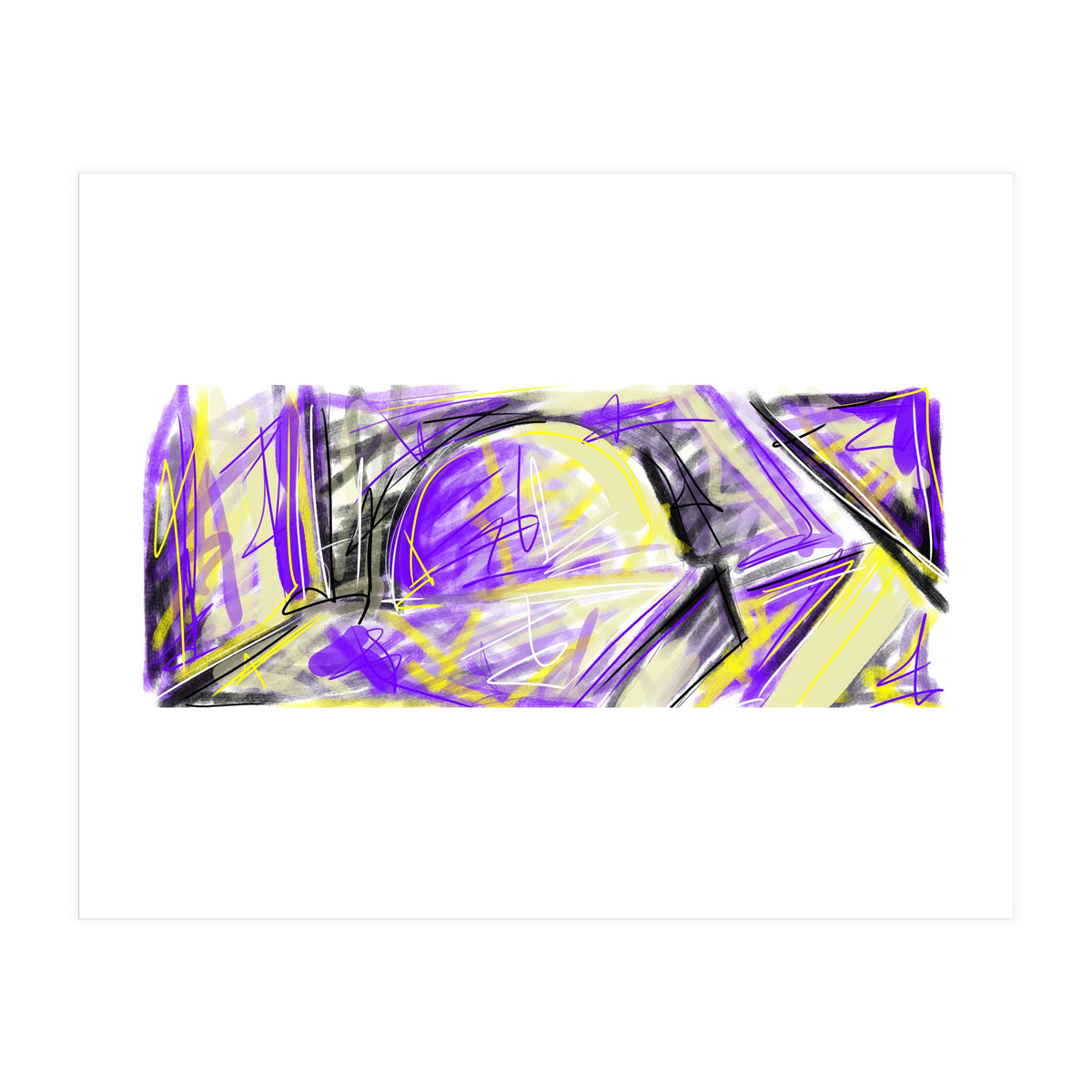 Urban Landscape At Dusk (Print Only)