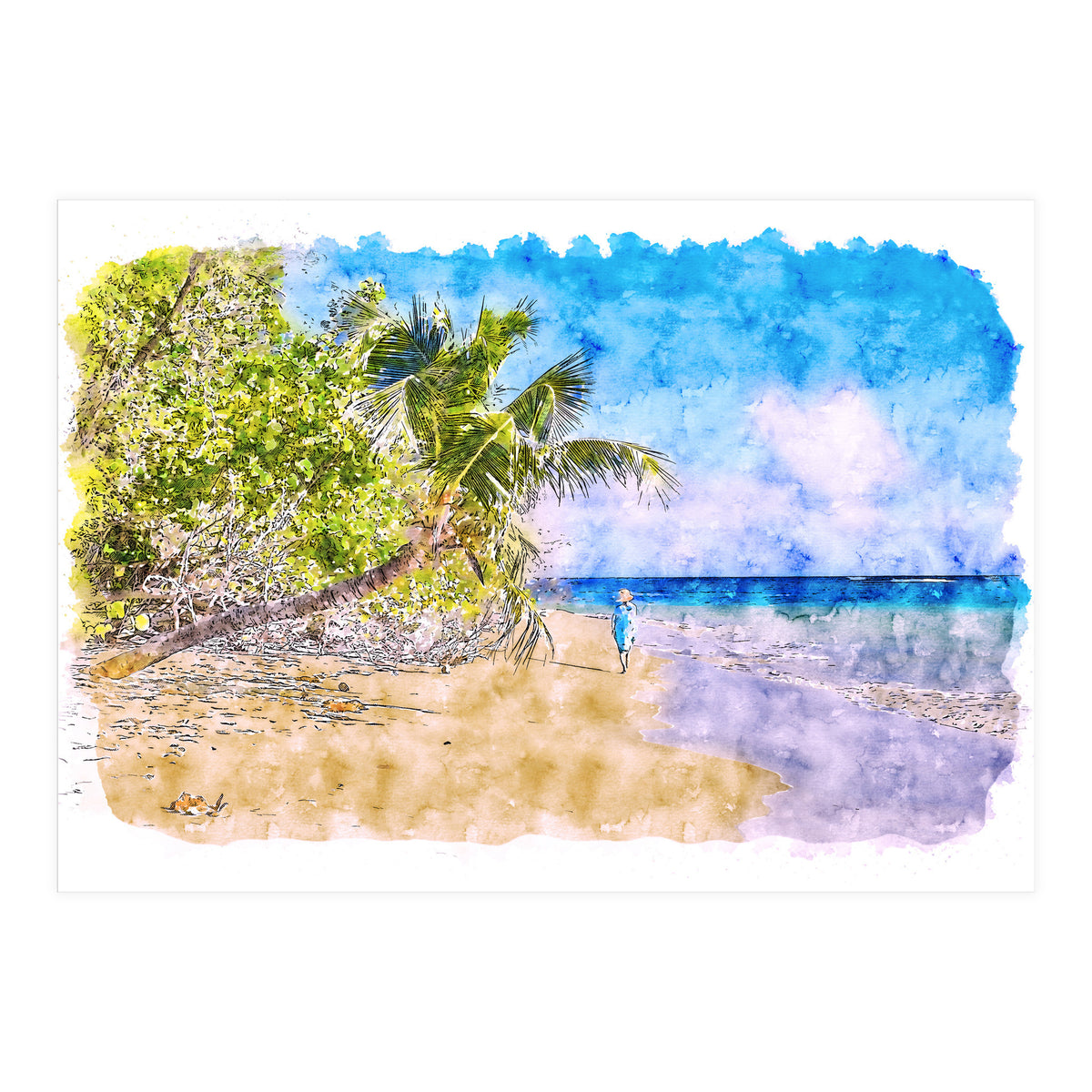 Tropical Island (Print Only)