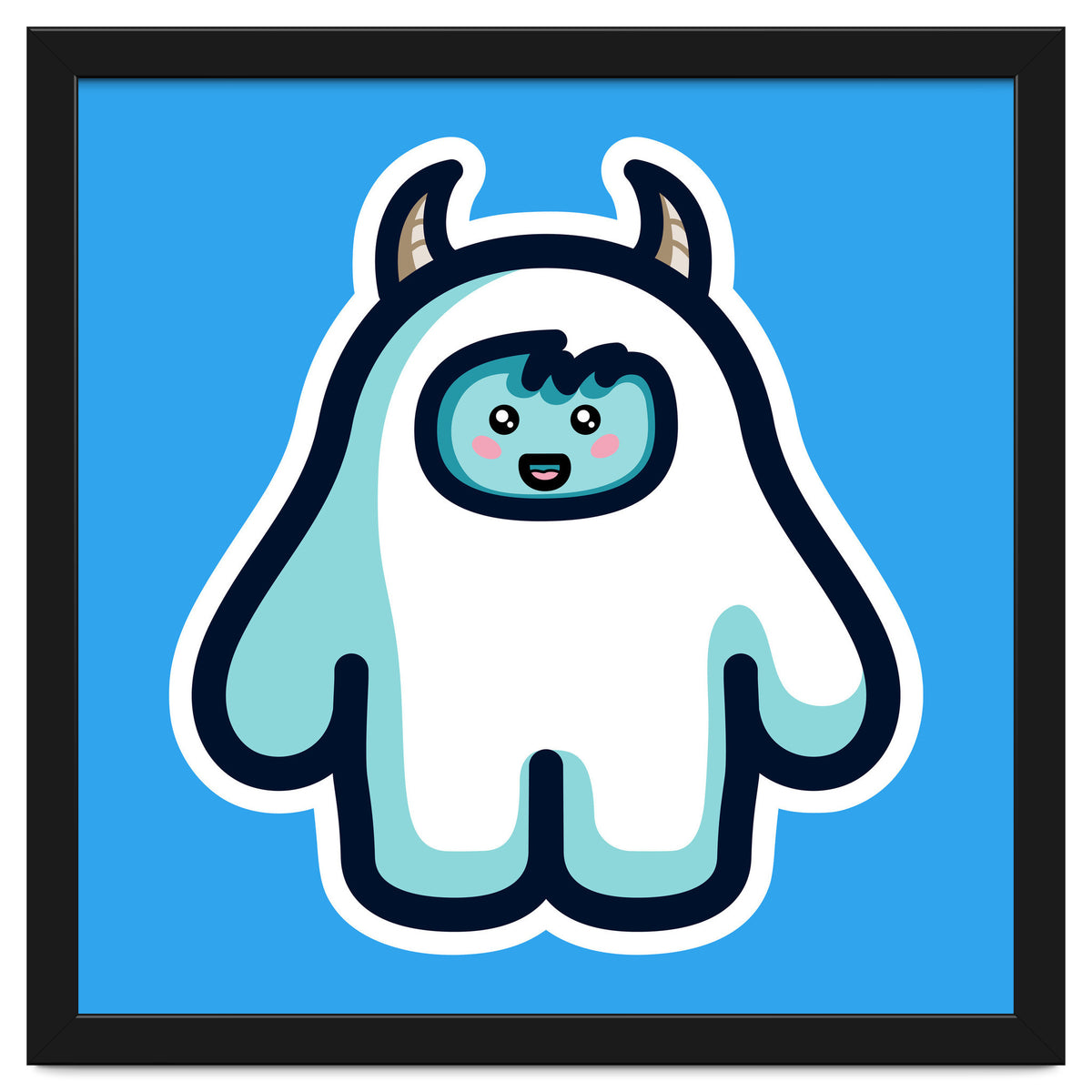 Kawaii Cute Abominable Snowman Yeti